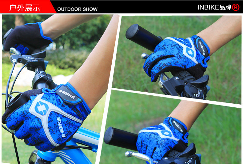 Gants de cyclisme mixte INBIKE - Ref 2239396 Image 82