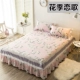 Khăn trải giường bằng vải bông trải giường đơn mảnh chăn bông chống trượt đôi bụi che phủ Simmons bảo vệ 1,8m2.0 mét