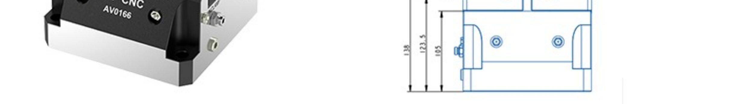 cnc加工/铣床 环球三爪卡盘200高精度自定心卡盘cnc工装夹具零点定位快换夹具