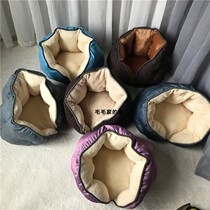  Factory clearance Semi-open depth cat nest thickened kennel Cat drill hole Teacup nest Chihuahua fawn dog nest
