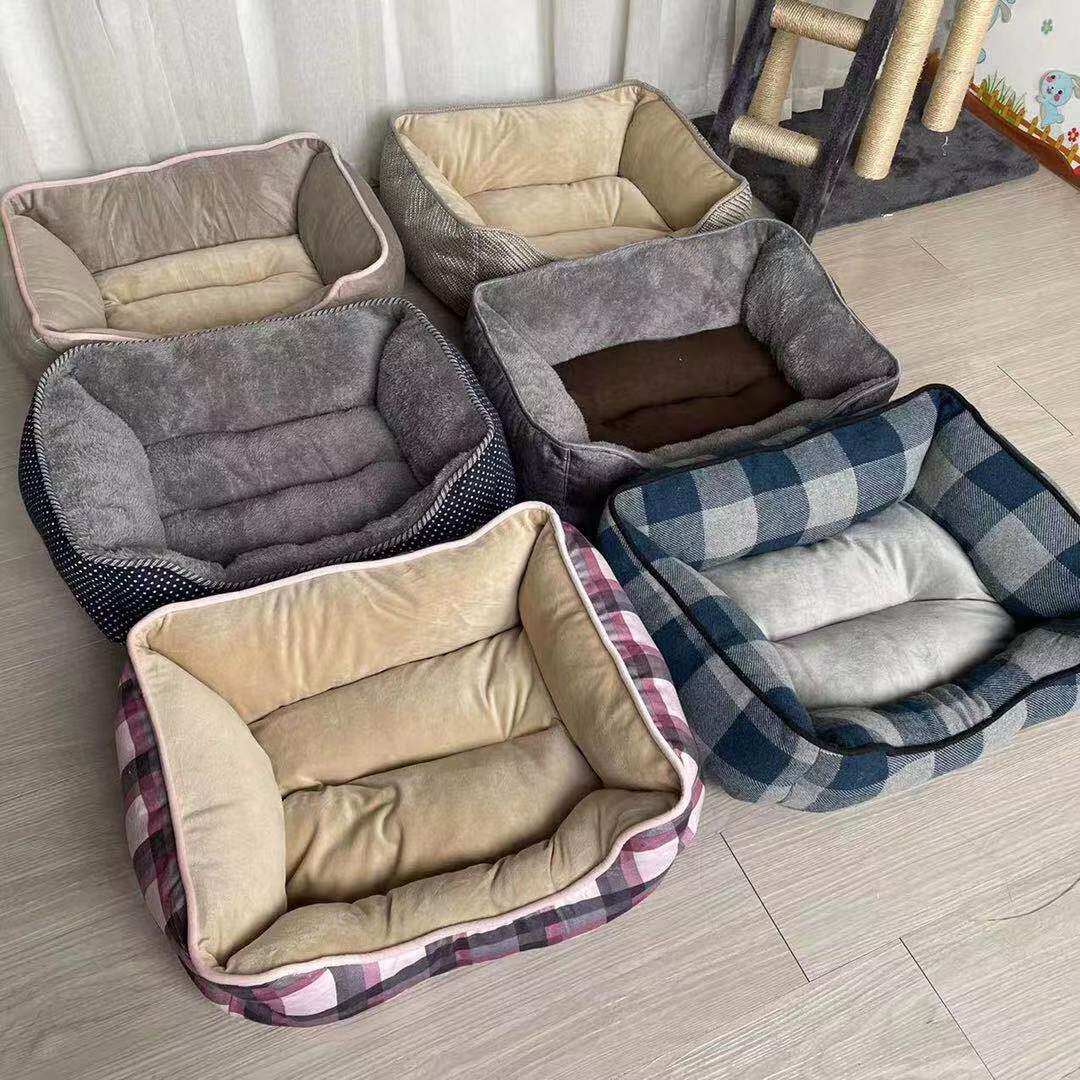 Warm and dirty canvas lamb fleece kennel teddy kennel dog kennel cat kennel kennel dog bed