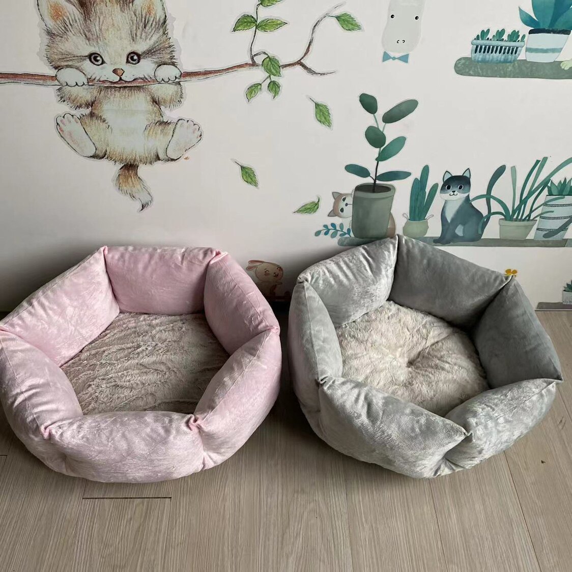 Special price special price winter fencing plus high canvas with floss resistant to dirty pet nest warm-Taobao