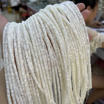 Натуральные таби, колесо, бусины, цепочка до ключиц, 4mm, высота каблука 38см, DIY
