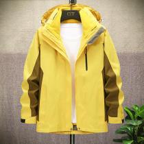 Outdoor stormtrooper mens and womens autumn and winter three-in-one detachable waterproof and windproof Tibet tide brand mountaineering clothing custom jacket