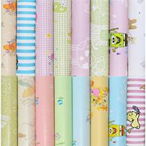 Foot meters 10 meters wide 45cm waterproof cartoon wall stickers self-adhesive wallpaper waterproof living room bedroom background wallpaper stickers