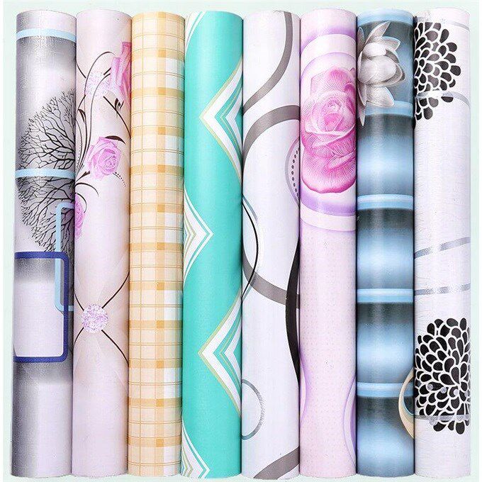 (European style big flower) wallpaper self-adhesive bedroom living room background decoration European style room dormitory refurbishment waterproof wallpaper