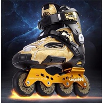 HV brake roller skates professional flat shoes single row roller skates adult skates inline wheels