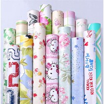 10 m PVC self-adhesive wallpaper wallpaper bedroom living room dormitory thickened furniture refurbished wall stickers European pastoral