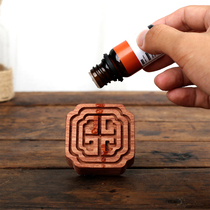 (China core) car-mounted fragrant wood air outlet fragrant stone car diffuser aromatherapy machine essential oil Wood fragrant wood