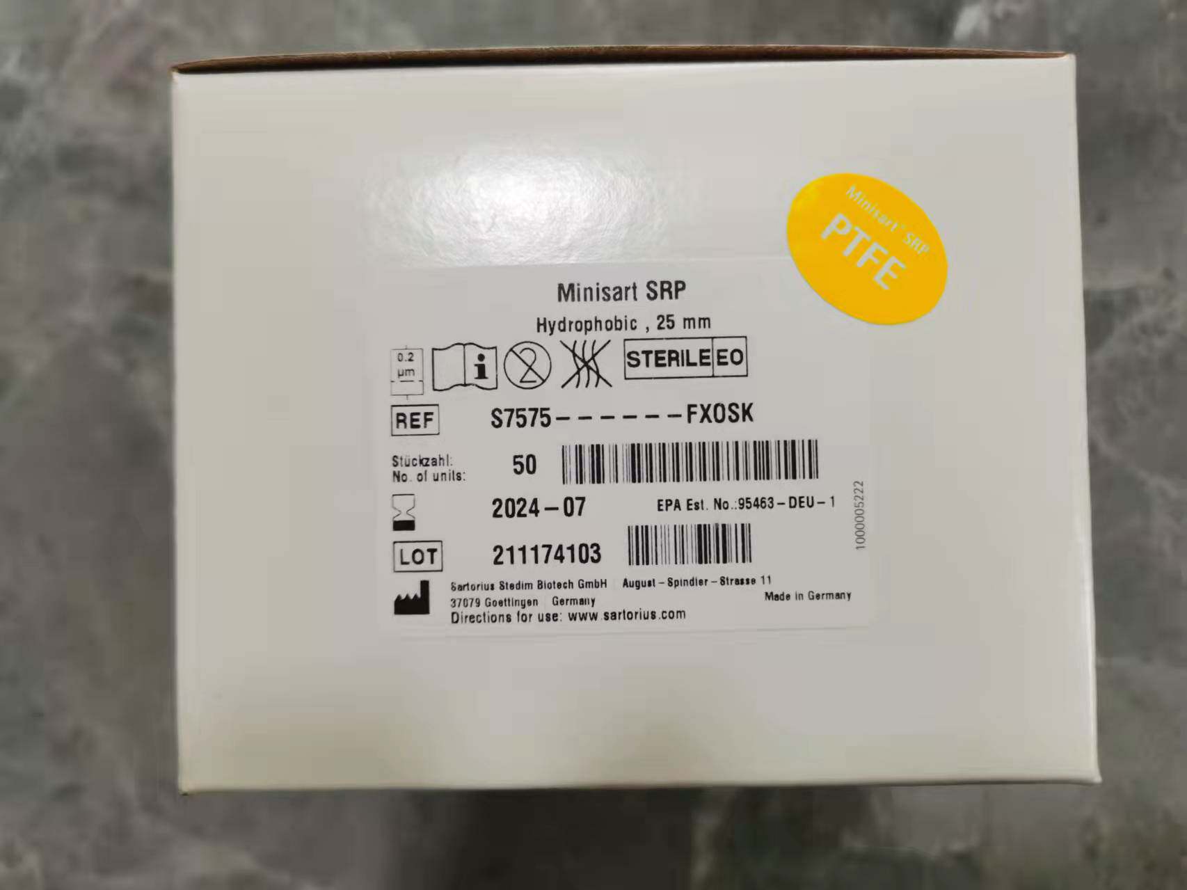 Sartorius赛多利斯Minisart SRP S7575-FXOSK针头滤器17575-ACK