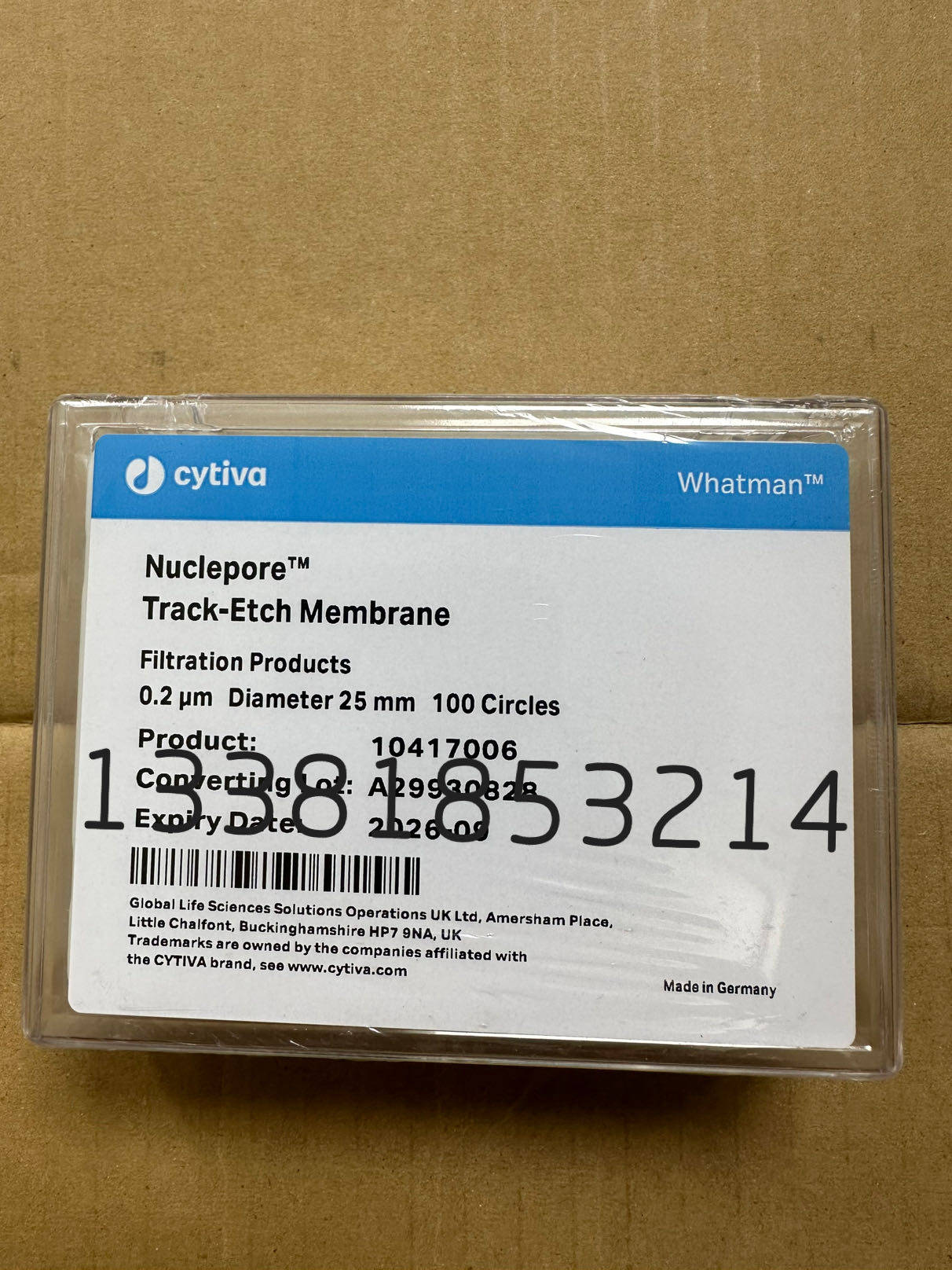 WHATMAN聚碳酸酯径迹蚀刻膜PC膜10417006/10417106/110606/110607