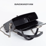 Небольшая сумка, сумка на одно плечо, барсетка, делается под заказ, изысканный стиль, крокодиловый принт