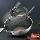 Supor Fried Pot Fire Красная точка из нержавеющей стали из нержавеющей стали.