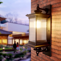 Household super bright wall lamp Outdoor waterproof courtyard balcony lamp Outdoor garden retro villa personalized door wall lamp