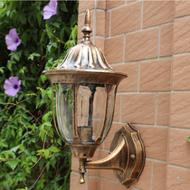 European style LED waterproof outdoor wall lamp garden lamp retro balcony staircase aisle lamp door decorative wall lamp