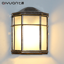 Simple creative aisle stairwell light outdoor waterproof half wall light LED balcony corridor outer wall Gui Garden Light