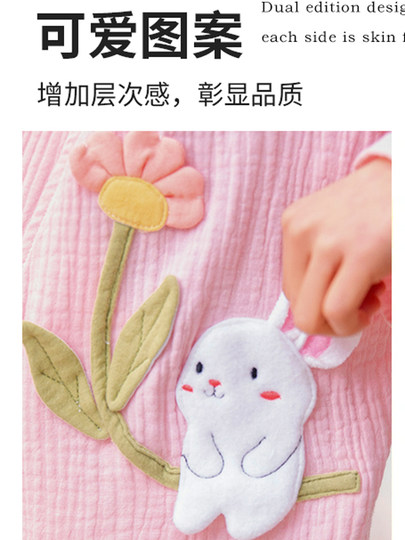 Summer Children's Bath Towel 2025 New Model All-Cotton Swimming Pure Cotton Gauze Bathrobe Wearable Absorbent Quick-Drying for Boys and Girls