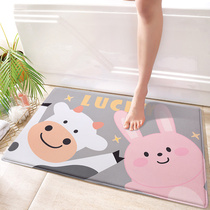 Year of the Ox bathroom floor mat absorbent quick-drying mat toilet door toilet entrance non-slip mat floor mat