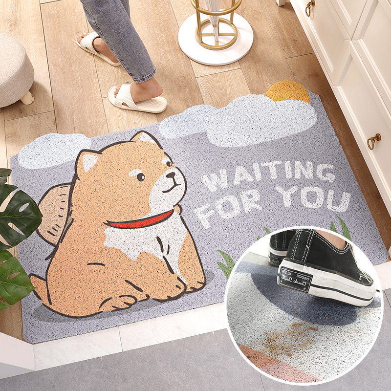 Silk ring cushion ground mat in door can cut home rubbing foot footbed entrance door Dusting Doormat Door Cushion Door Mat Door Front Door Mat Door Mat Door Mat Door Mat Door Mat Door Mat Door Mat Door Mat Door