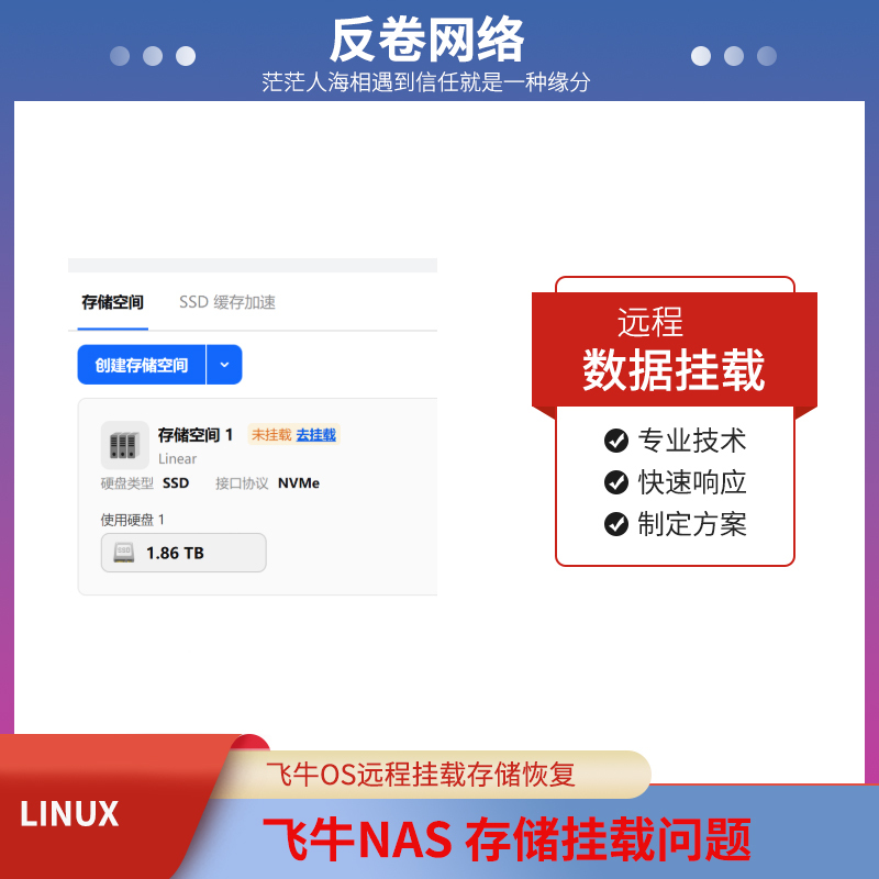 The Flying Cow Nas Storage Disk Array Has Been Removed, Not Mounted, and Cannot Read Data. Technical Support for Data Recovery