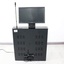 Jinggu 17 19 22 24-inch display with microphone synchronous LCD screen conference table hidden computer lifter