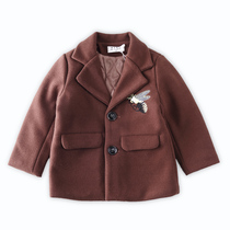 New childrens clothing winter new fur The Korean version of the Han version clip cotton baby coat thickened the jacket of the boy boy