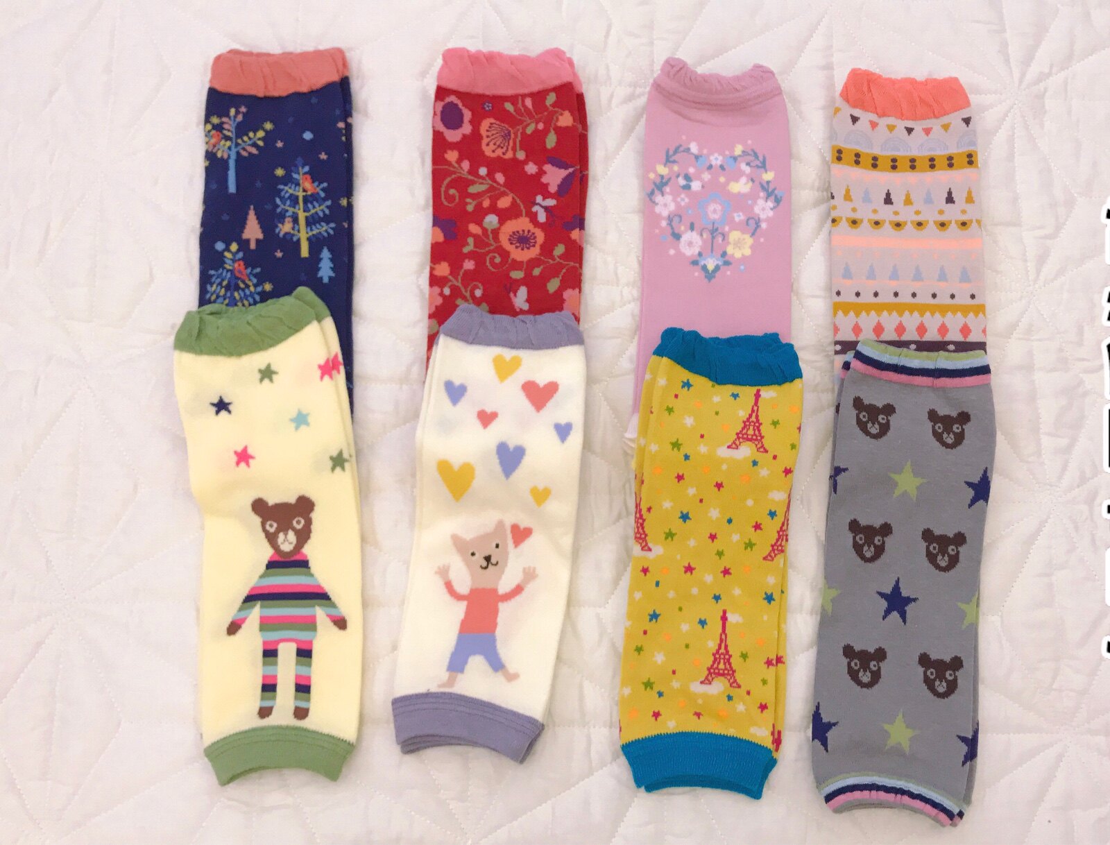 Export Japanese male and female baby knee pads learning climbing socks leggings crawling socks knee pads