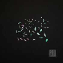 Mother-of-pearl flower lotus pattern natural mother-of-pearl raw piece cutting lacquer inlay lacquer art and lacquer painting materials