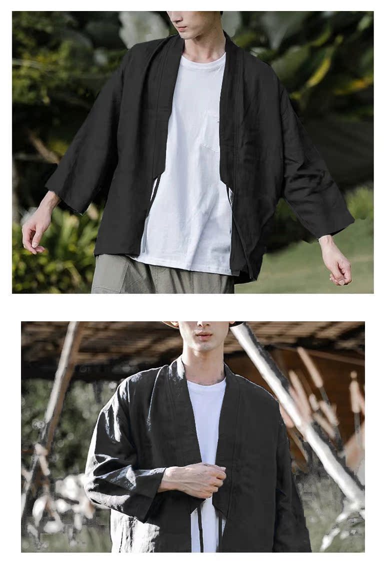 Yu Zi Nan kimono Mùa hè mỏng mảnh rộng kích thước lớn và áo khoác gió Nhật Bản in kimono nhỏ sóng cardigan - Áo khoác đôi áo thun nike