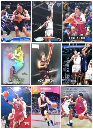 [IR] Звездная карта NBA Topps Ud Tonney Kukaccic toni kukoc