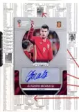 [IR] Футбольная звездная карта Panini Alvaro Morata Подписанная карта