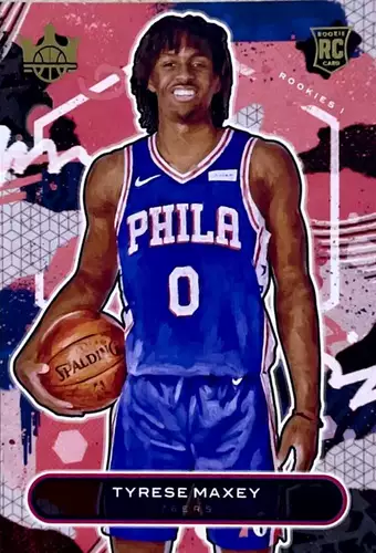 [IR] Звездная карта NBA Panini Tyrez Maxey Tyrese Maxey отражает новичку