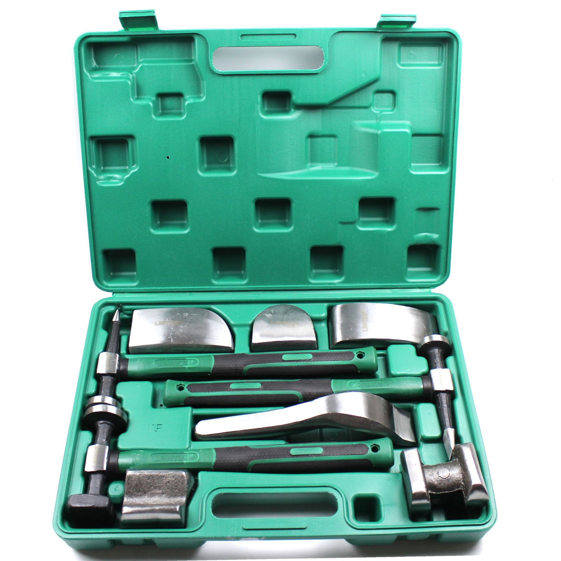 Sheet metal hammer Hammer Cushion Iron Suit Sand Sheet Hammer Iron Hammer Head Cushion Iron Lining Iron Concave Surface Repair Tool Multifunction Sheet Metal Hammer