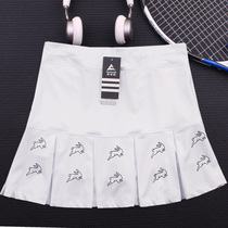 Womens quick-drying half-body Sports Net badminton pleated skirt anti-light running rabbit figure pants breathable perspiration