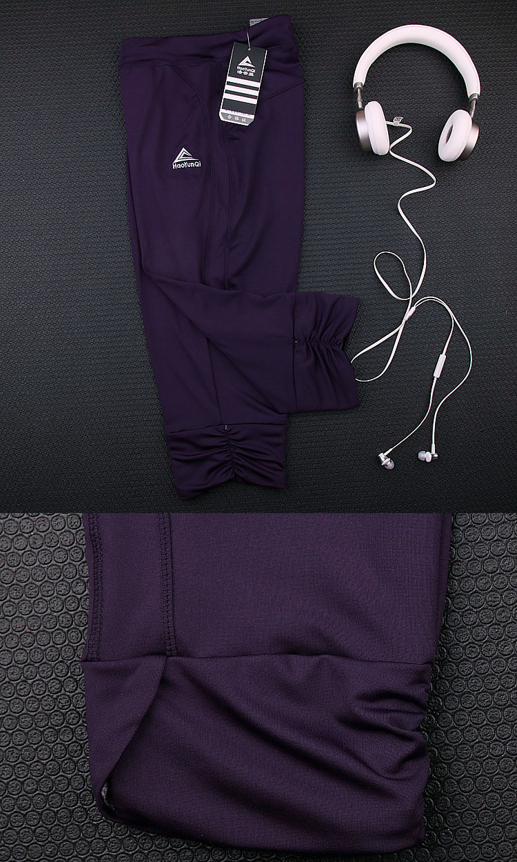 Quần thể thao nữ wicking wicking thoáng khí quần yoga mùa hè lỏng lẻo phần mỏng chạy quần cắt quần phụ nữ - Quần thể thao quần the thao adidas nữ