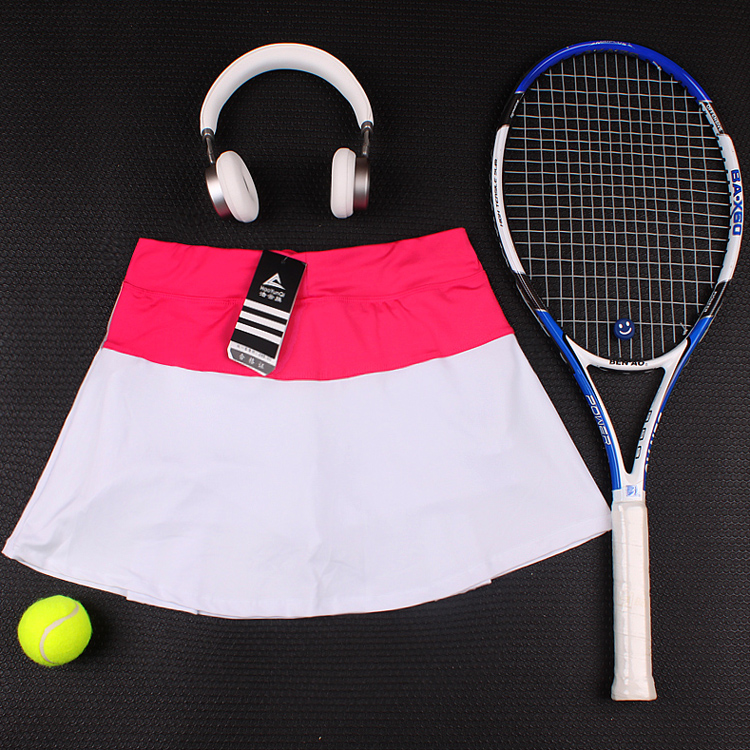Haoyun cờ chơi quần cầu lông Li Na tennis váy thể thao quần màu sắc xếp li mùa xuân và mùa hè nhanh chóng mẫu nữ - Trang phục thể thao áo thể thao nữ