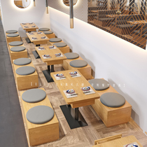 Thematic dining restaurantWestern restaurantRestaurant cafeteria and other chairs customized wall card seat sofa leisure table and chair combination