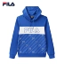 FILA chính thức của nam giới áo len có mũ trùm đầu 2020 mùa đông mới twill LOGO thời trang áo len hợp thời trang nam - Thể thao lông cừu / jumper Thể thao lông cừu / jumper