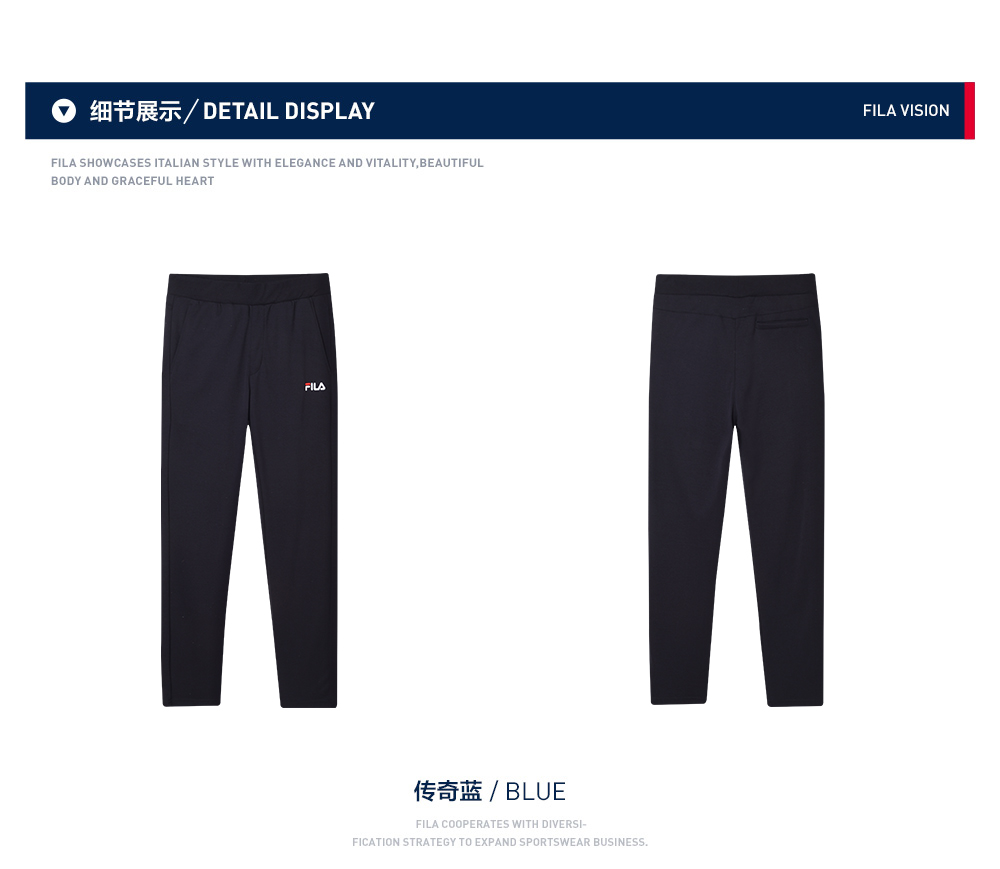 FILA Fila Quần đan nam chính thức 2019 Mùa hè Quần thể thao mới Quần nam - Quần thể thao quần cầu lông yonex