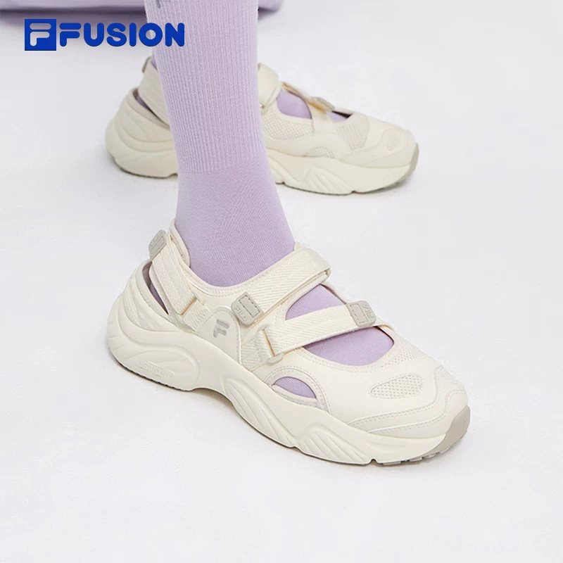 Туфли-сандалии FILA FUSION Mary Jane Conch, спортивные, летние, дышащие, на липучке, повседневные женские туфли