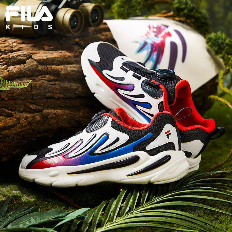 FILA KIDSFila children's shoes big children running shoes 2022 Spring new children male and female BOA sneakers