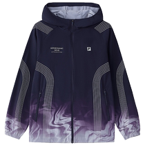 FILA KIDS FILA childrens clothing mens jacket 2024 autumn new childrens sports running hooded top