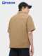 Fila fusion fila 패션 브랜드 남자의 직물 짧은 슬리브 폴로 셔츠 2025 여름 새로운 캐주얼 느슨한 탑
