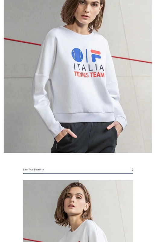 Áo len nữ chính thức của FILA Fila 2019 xuân mới - Thể thao lông cừu / jumper