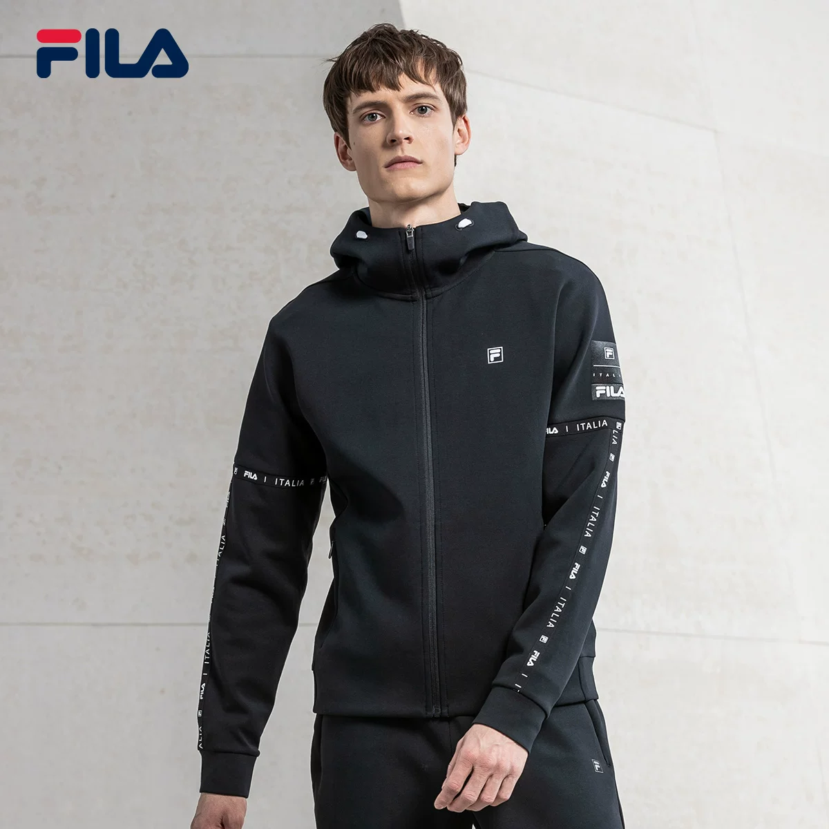 Spring set, hoody for leisure, trousers, 2019, loose straight fit