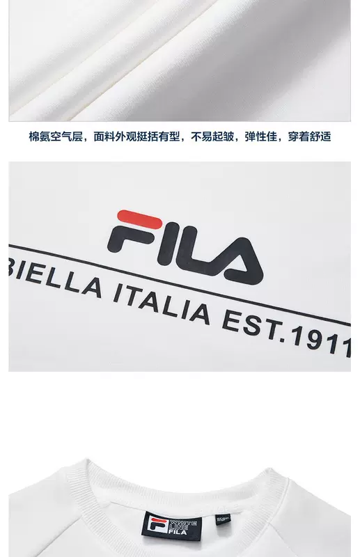 Áo len nữ chính thức của FILA Fila 2019 Mùa xuân mới Áo len thời trang giản dị trong trang phục dài của phụ nữ - Thể thao lông cừu / jumper