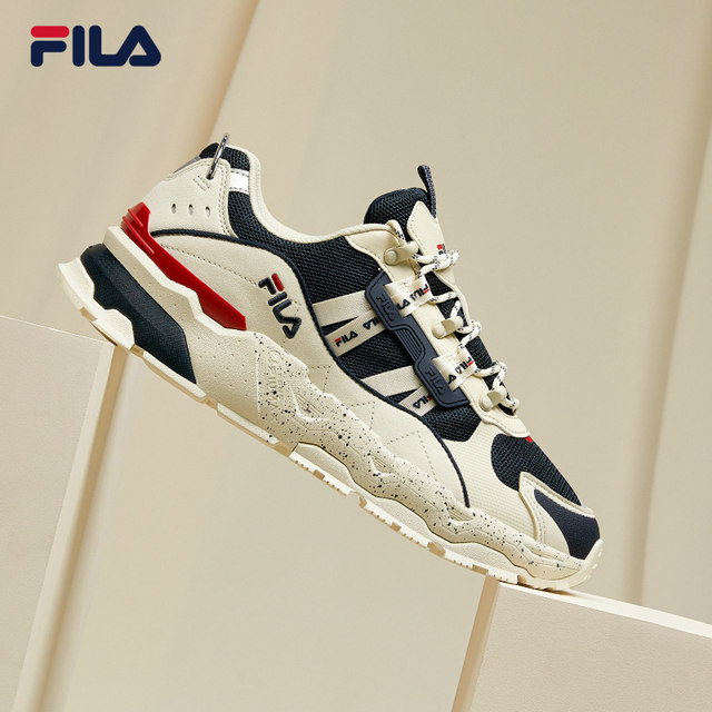 FILA Official Starry Star Dad Shoes Casual Shoes Women's Shoes Retro Shoes Fashion Light Outdoor Sports Shoes Women