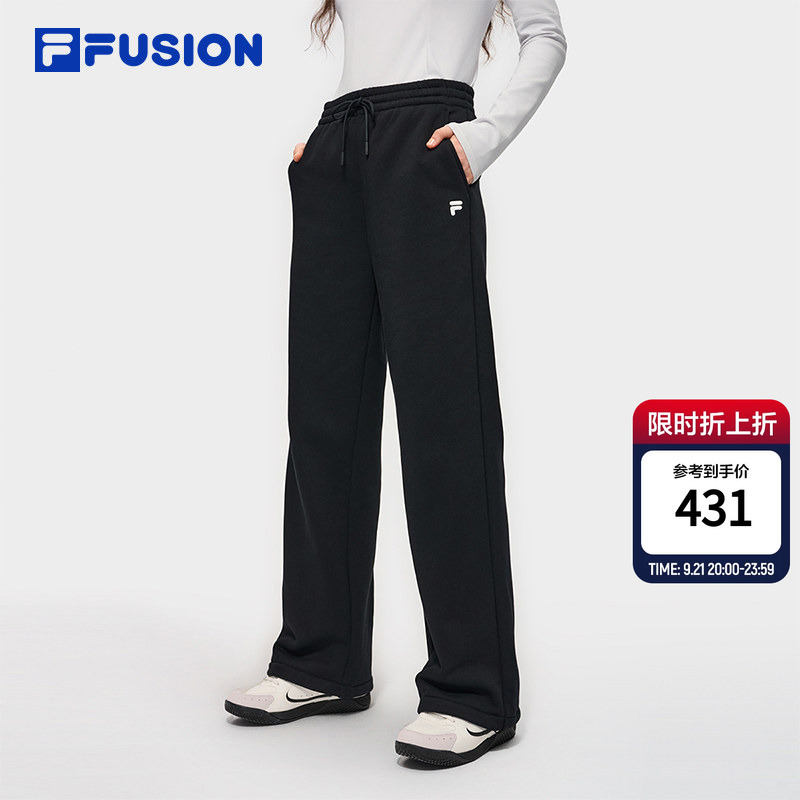 Fila Fusion Trendy Brand Fleece-Lined Pants 26 Autumn New Style Women's Loose Casual Couple Sports Pants Men's Fila Fusion Trendy Brand Fleece-Lined Pants 26 Autumn New Style Women's Loose Casual Couple Sports Pants Men's