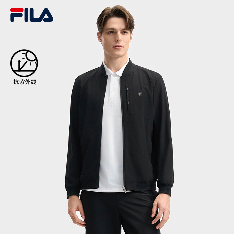 FILA フィラ公式メンズスポーツジャケット 25 夏新作 ビジネス エグゼクティブジャケット カジュアル 日焼け防止 トップス アウター