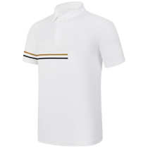 FILA Lapel Short Sleeve POLO Shirt Mens 2024 Autumn New Golf Sports Sunscreen Cool T-Shirt Top